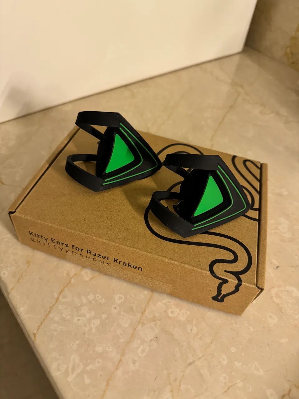 Razer Kitty Ears (Orelhas de Gato) para Headset Razer Kraken - Neon Green