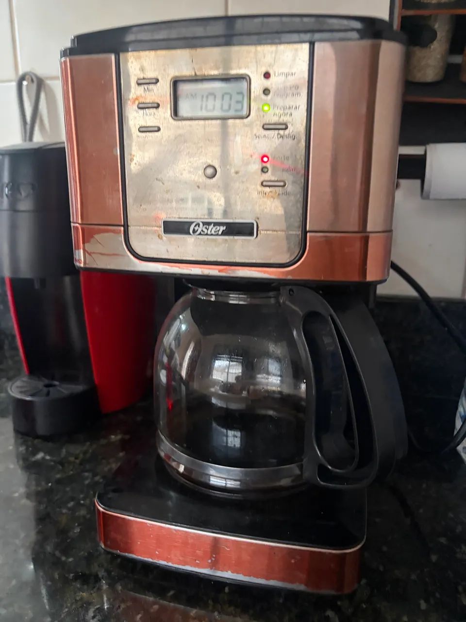 Cafeteira oster programável 
