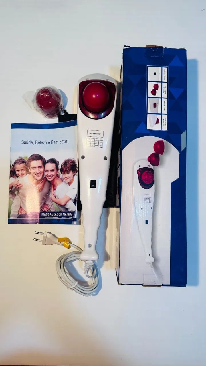 Massageador Manual Vibratorio com Infravermelho - Foto 3