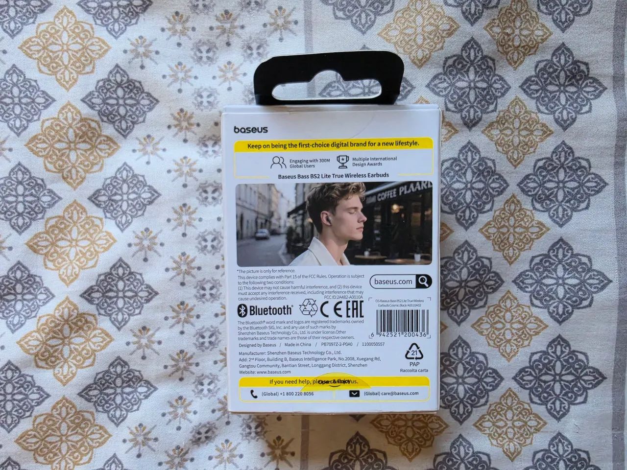 Fone Bluetooth Baseus Bass BS2 Lite - Foto 2