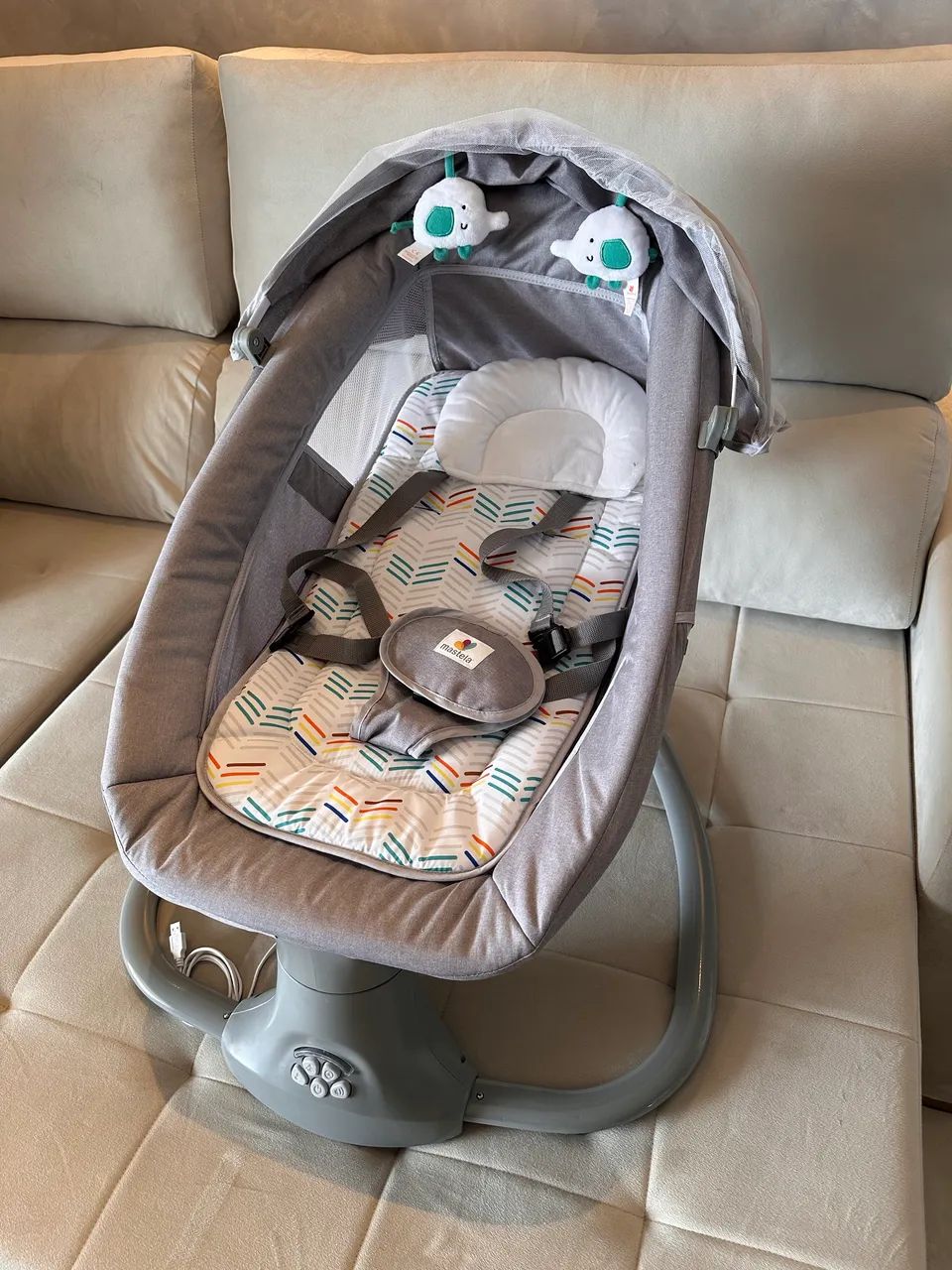 Cadeira de balanço automática para Bebê com Bluetooth e controle remoto - Mastela Premium - Foto 2