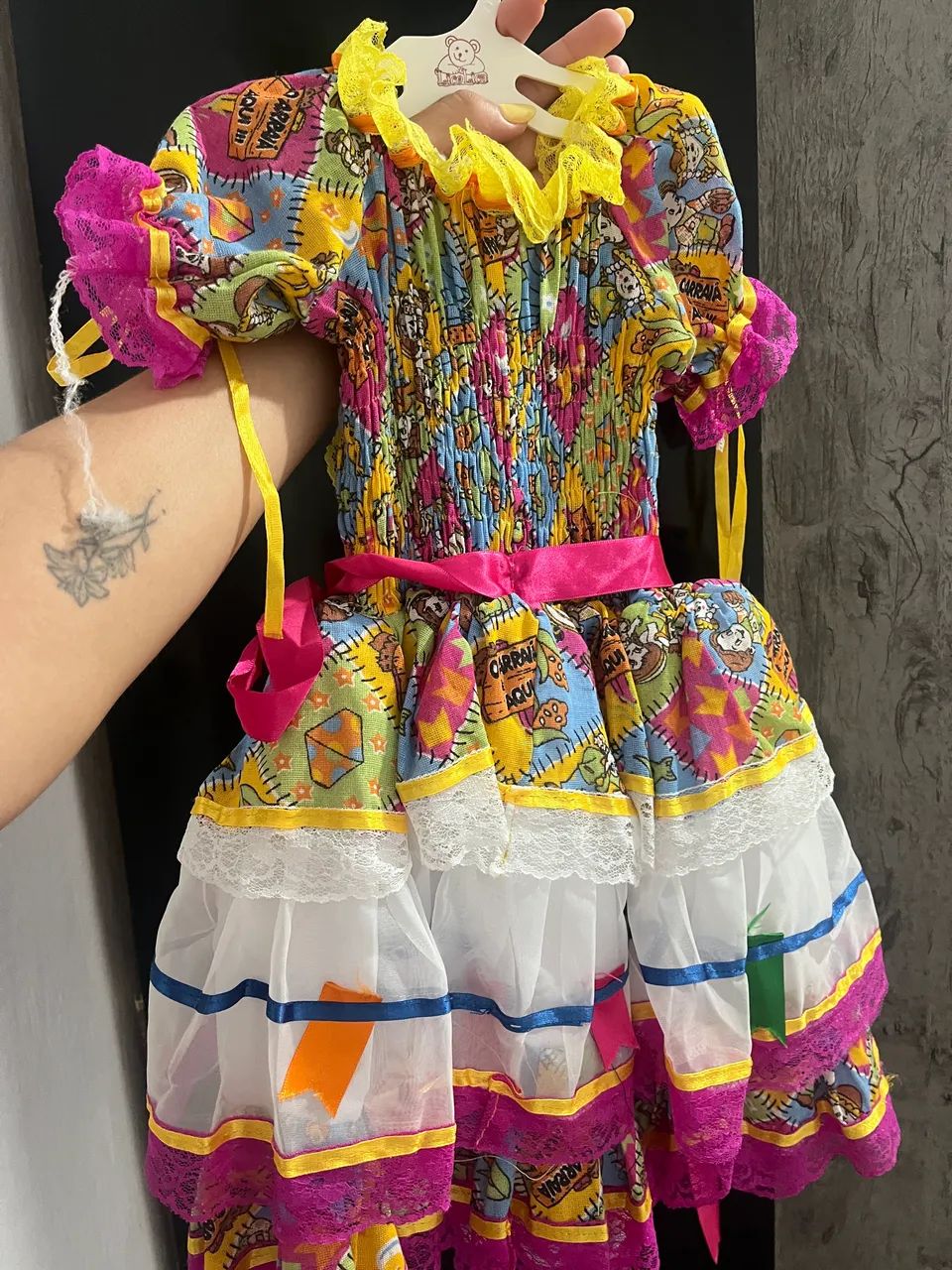  Vestido junino infantil  - Foto 3