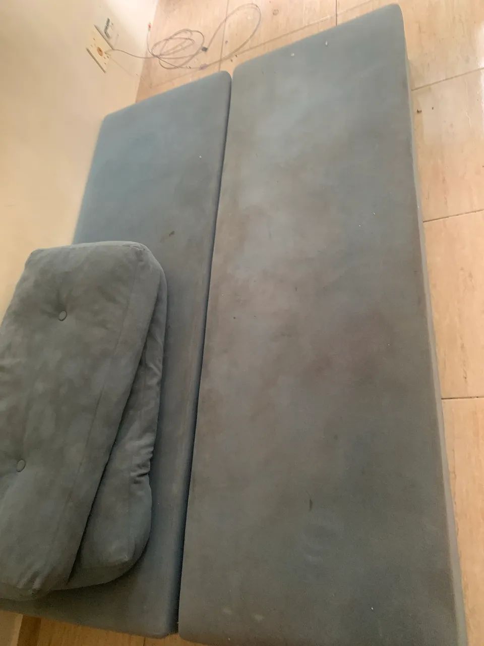 Sofá cama azul  - Foto 2
