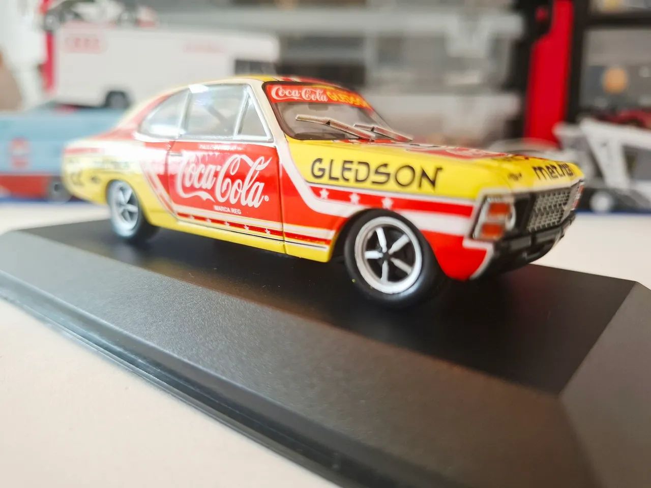 Miniatura Stock Car Opala Coca Cola 22 Paulo Gomes!!! RARIDADE!!! - Foto 4