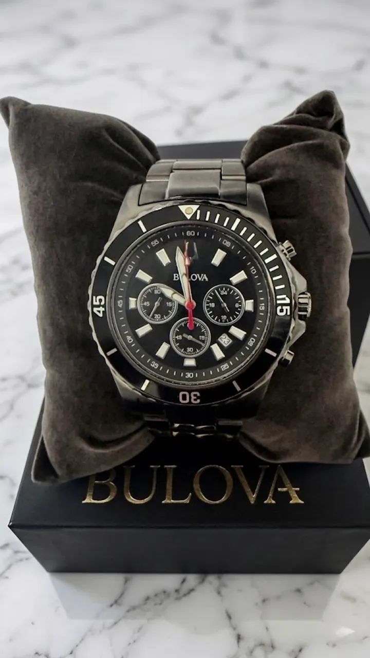 Bulova All black completo estado de zero analiso trocas 