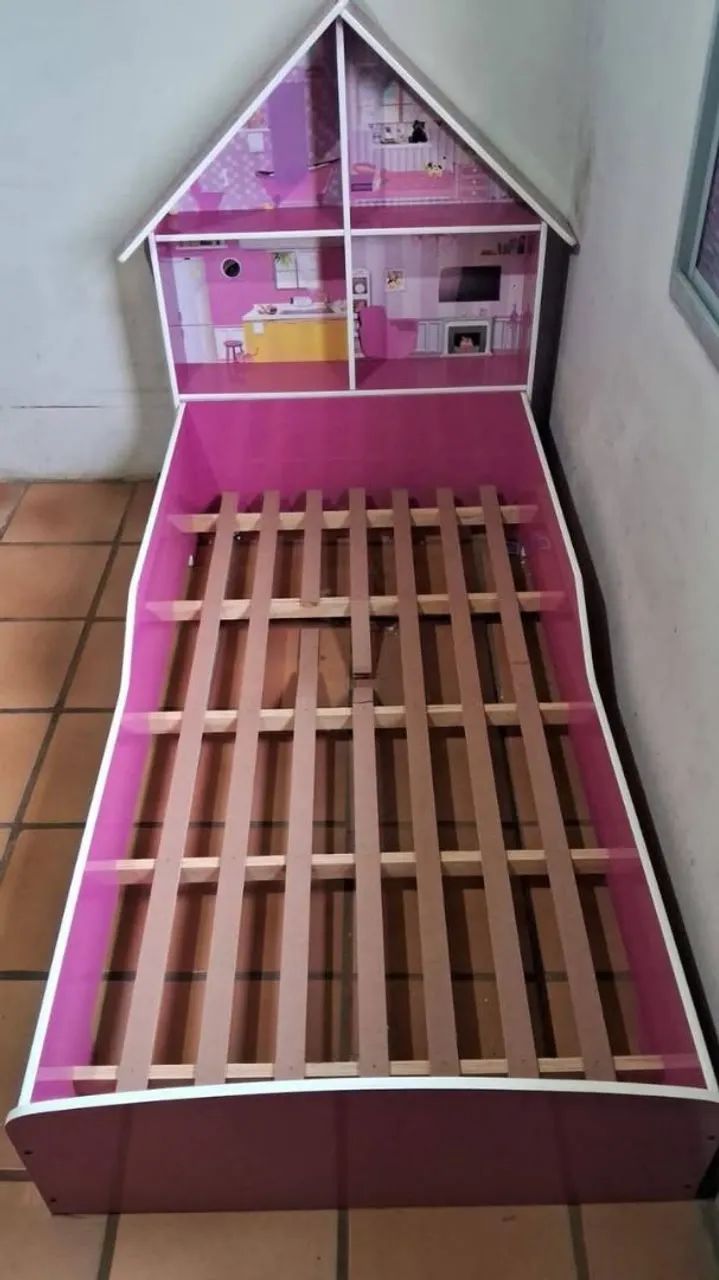 Cama solteiro infantil menina  - Foto 3