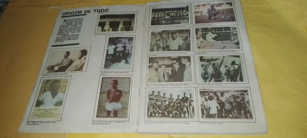 Álbum de figurinhas Glórias e Troféus de Pelé  - Foto 2