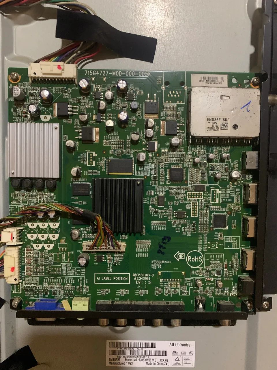 PLACA PRINCIPAL DA TV AOC MODELO LE32W157 - Foto 2
