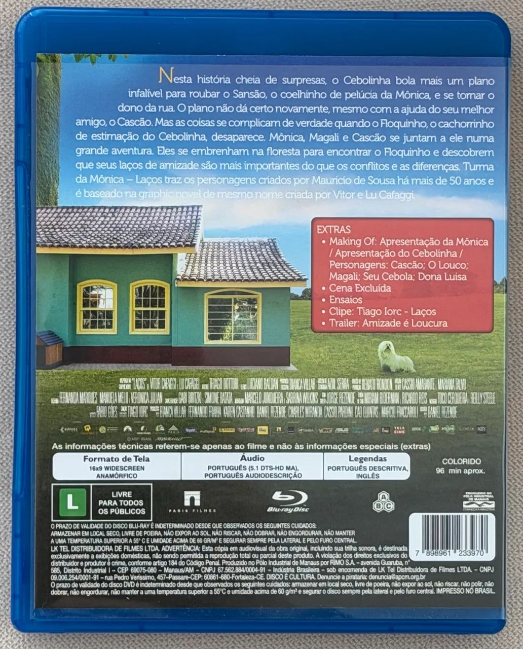 Blu-ray Turma da Mônica Laços (original) - Foto 2