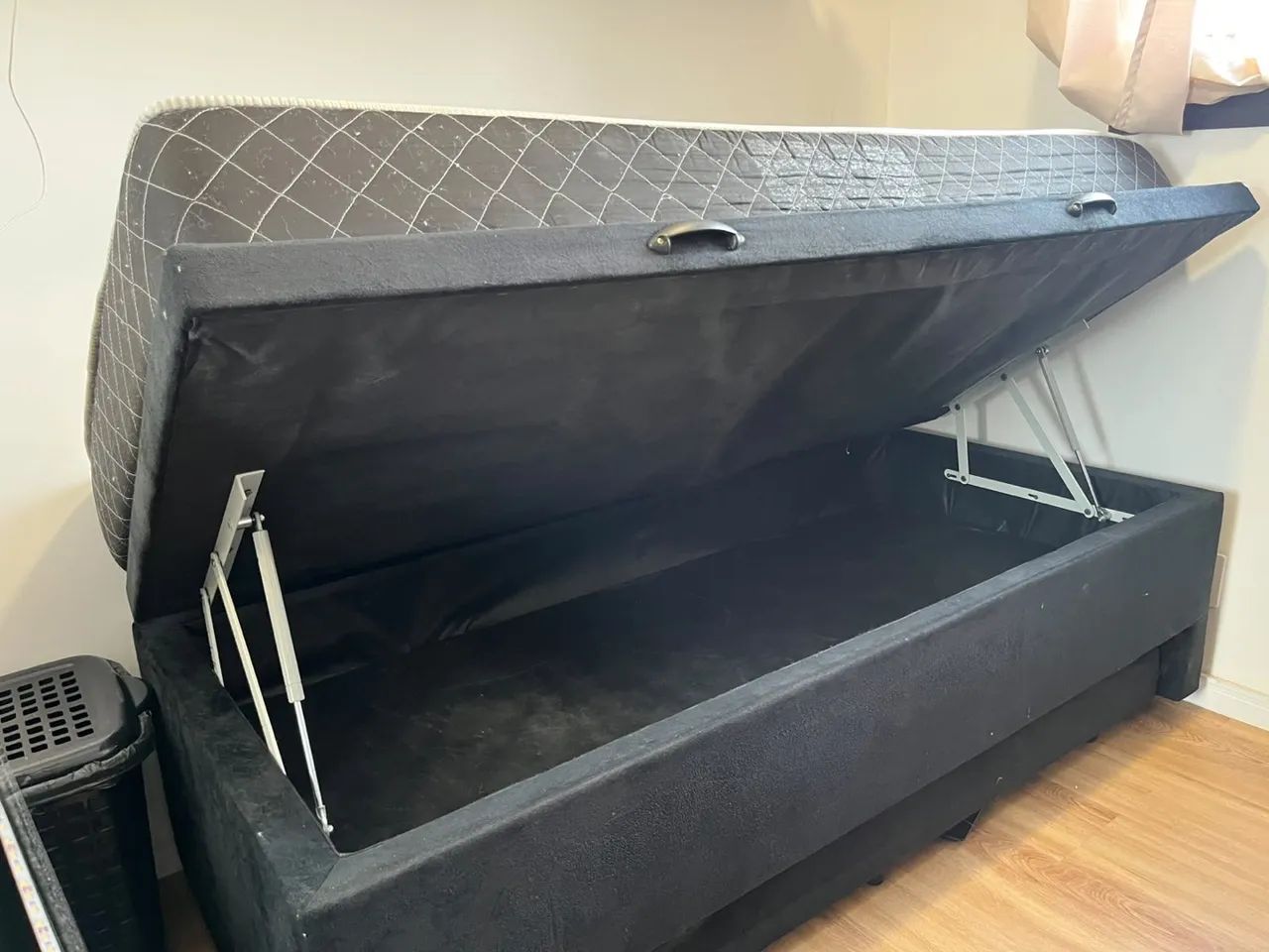 Cama box baú solteiro com bicama - Foto 3