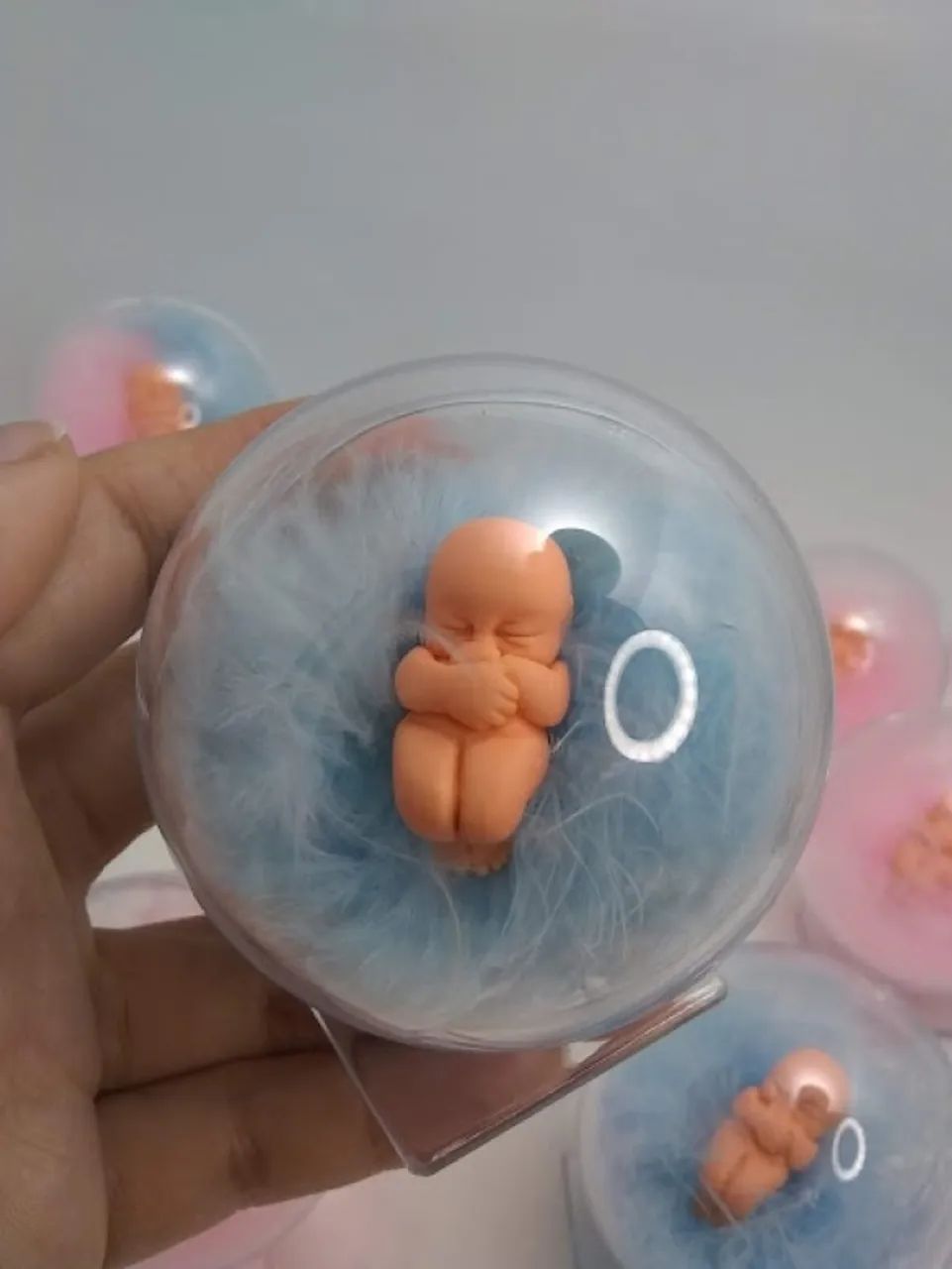 lembrancinhas padrinhos avos maternidade cha de bebe - Foto 5