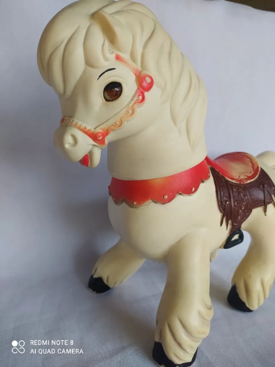 BRINQUEDO ANTIGO VINIL CAVALINHO EDWARD MOBLEY
