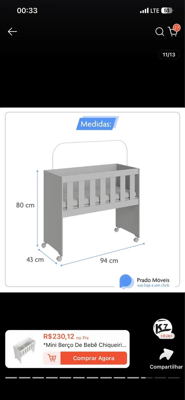 Mini Berço 