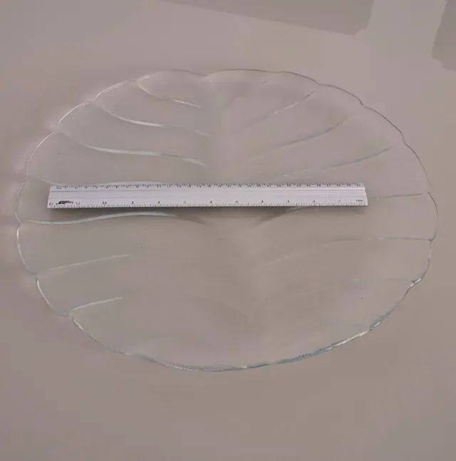 Prato centro de mesa de vidro  - Foto 2