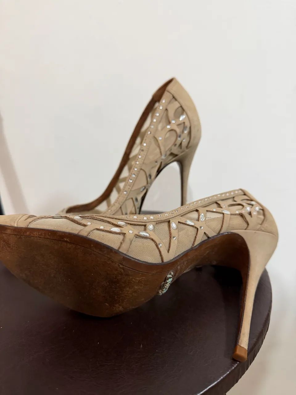 scarpin schutz nude bico fino 36 - Foto 2