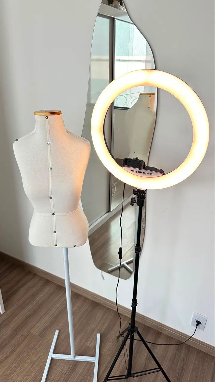Manequim + Ring light