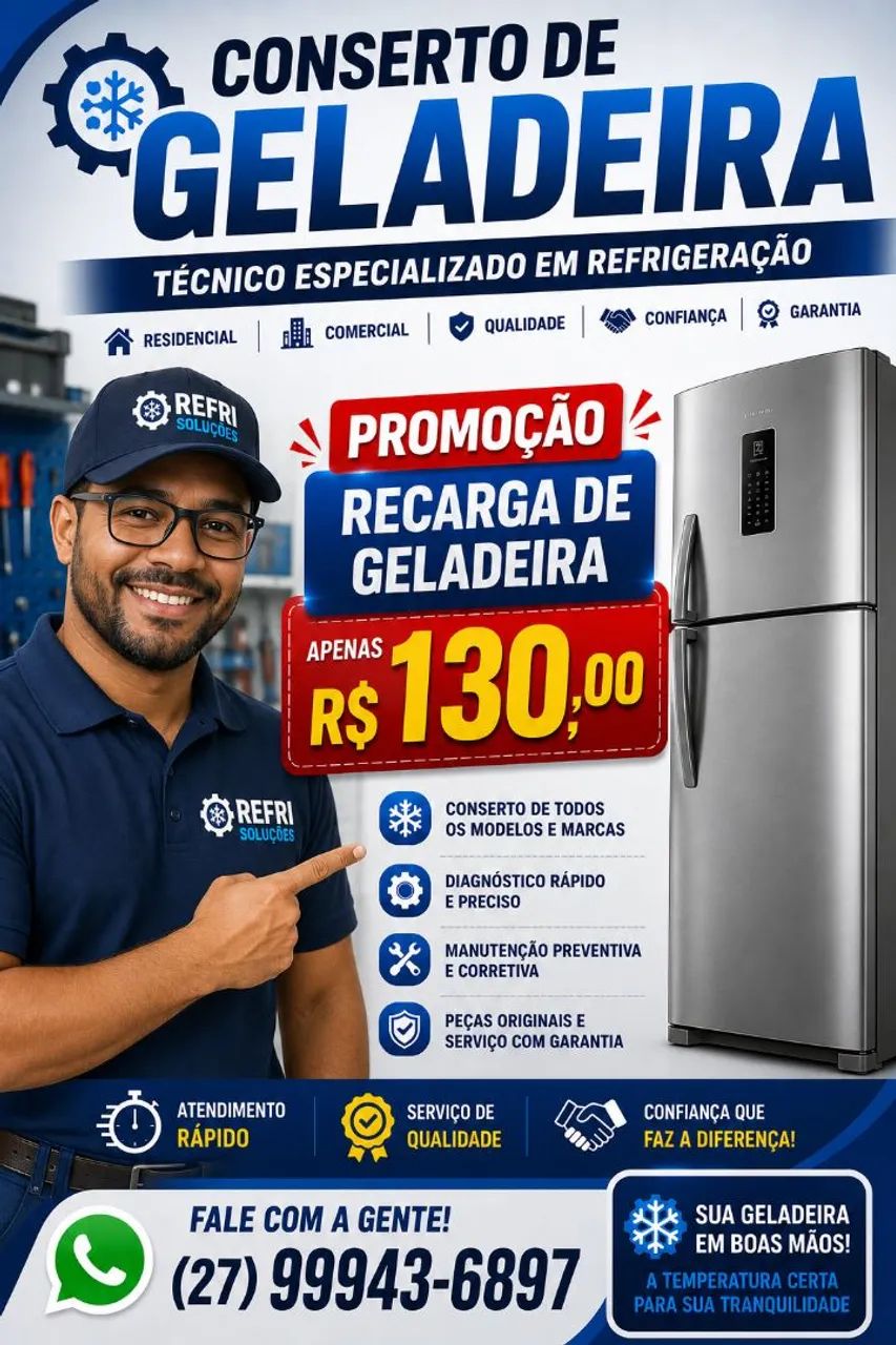 Conserto de Geladeira 