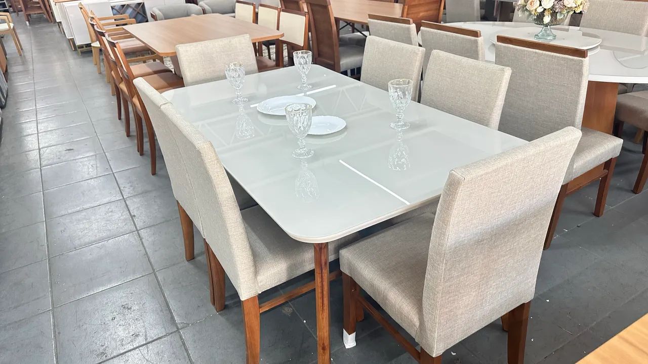 Mesa nova de madeira pronta entrega  - Foto 2