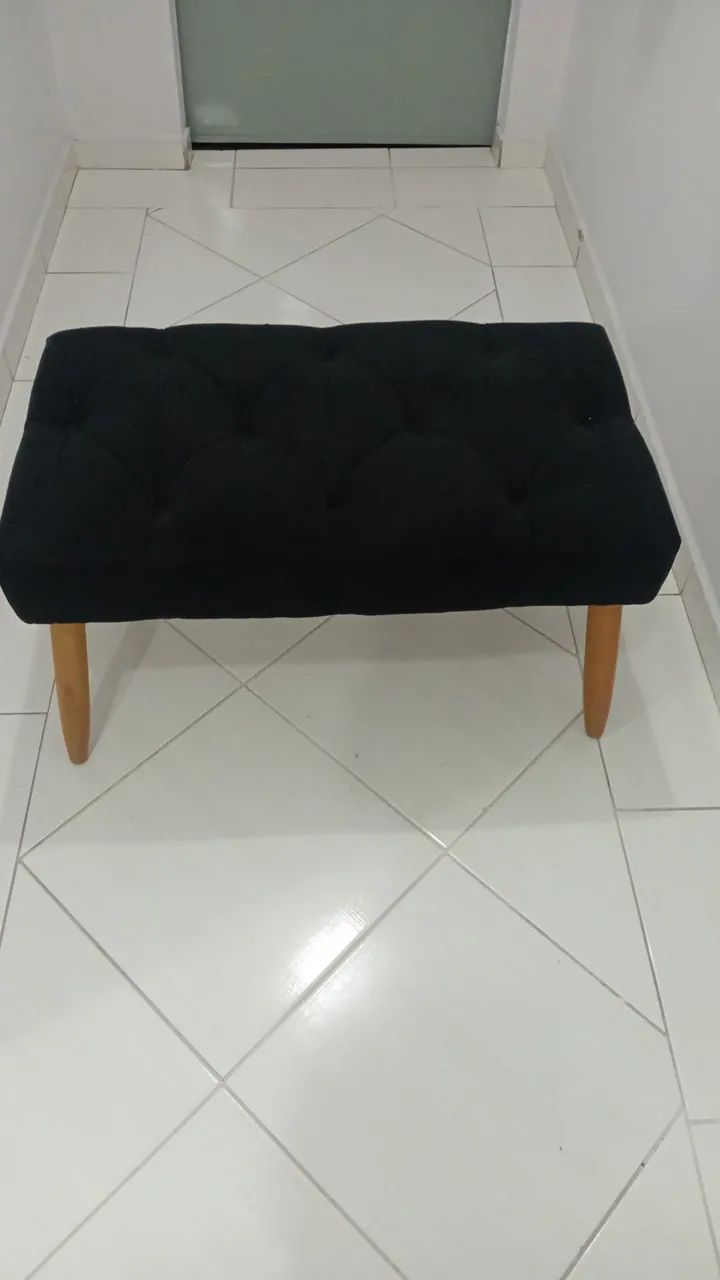 Namoradeira dois lugares cor preta