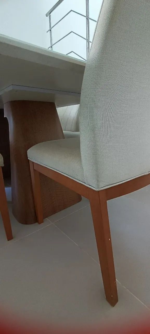 MESA COM SEIS CADEIRAS  - Foto 2