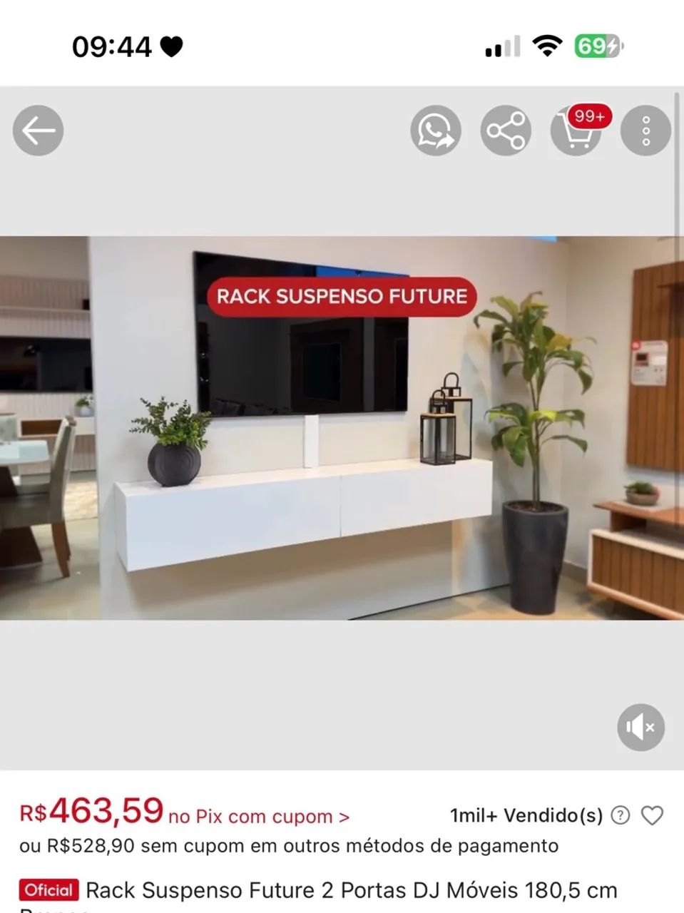 Rack novinho  - Foto 4