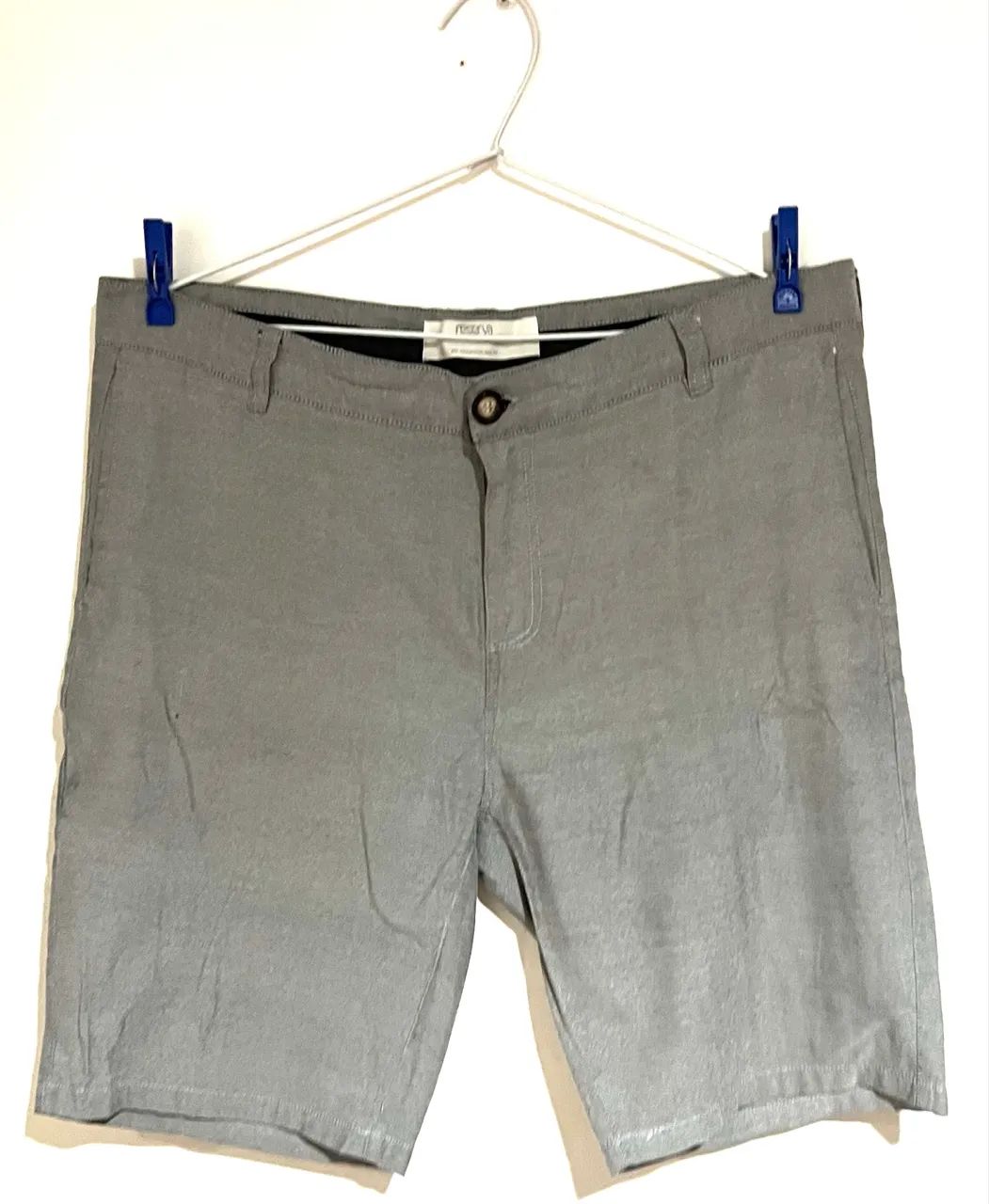Bermuda cinza masculina tam 46 Reserva 