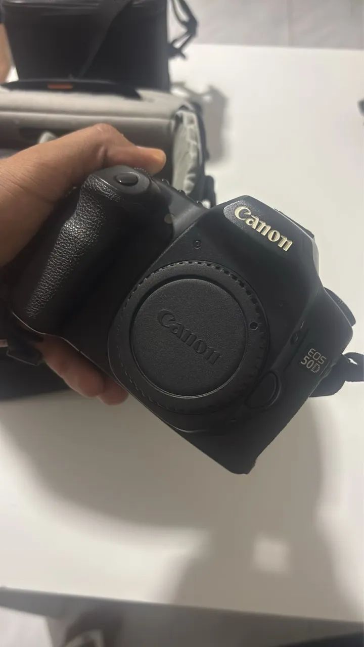 Lente cânon 18-135mm+ câmera 50D+flash - Foto 3