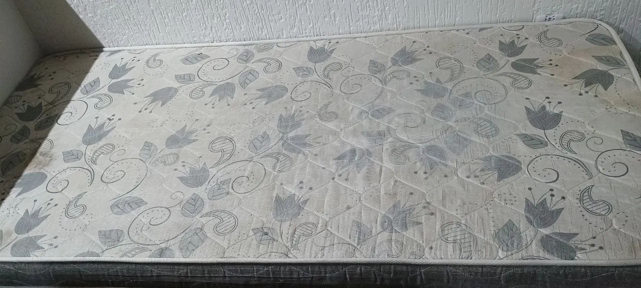 Cama box solteiro colchão acoplado NÃO ENTREGO - Foto 2