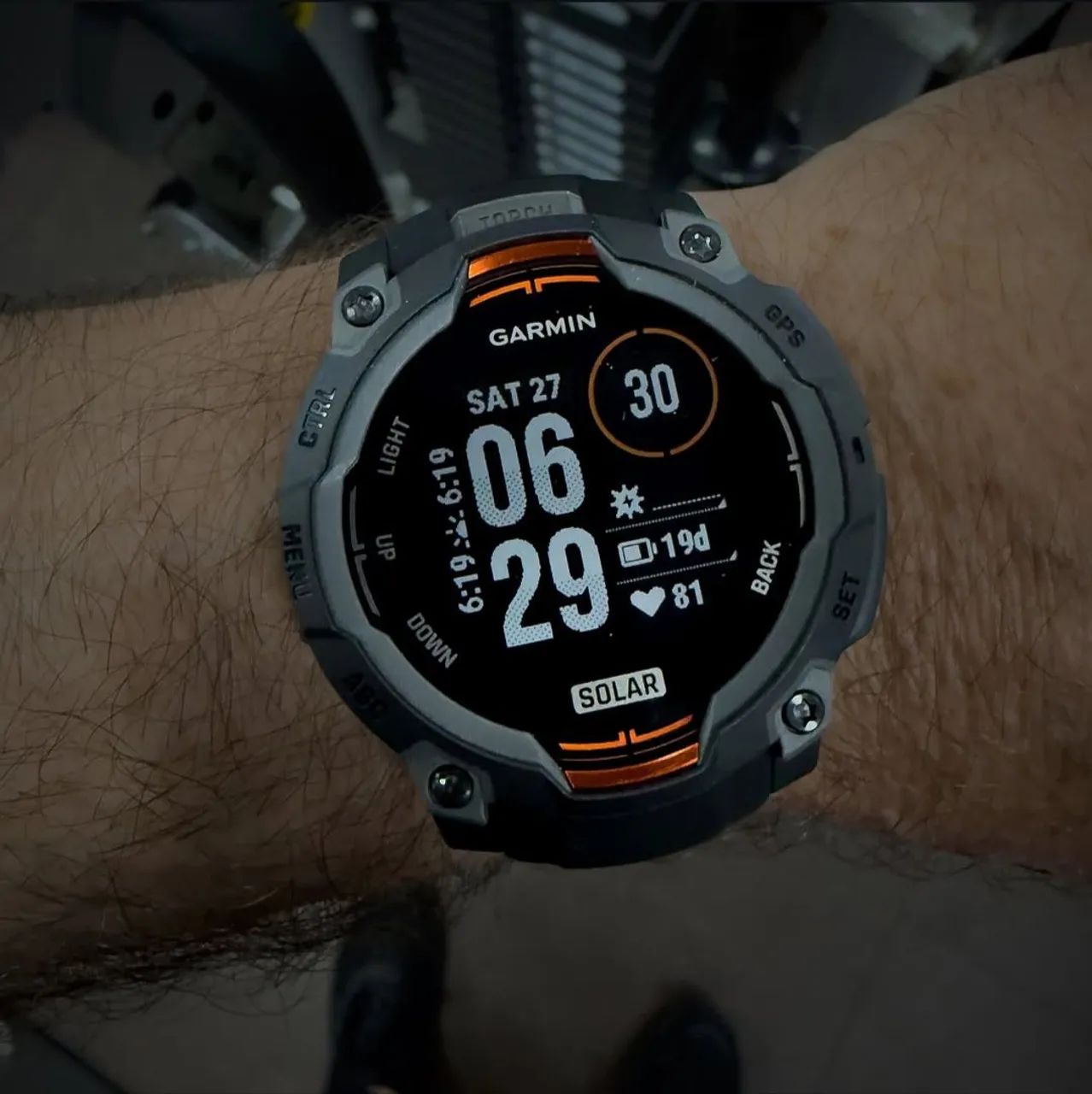 Relógio garmin instinct 3 solar 50mm