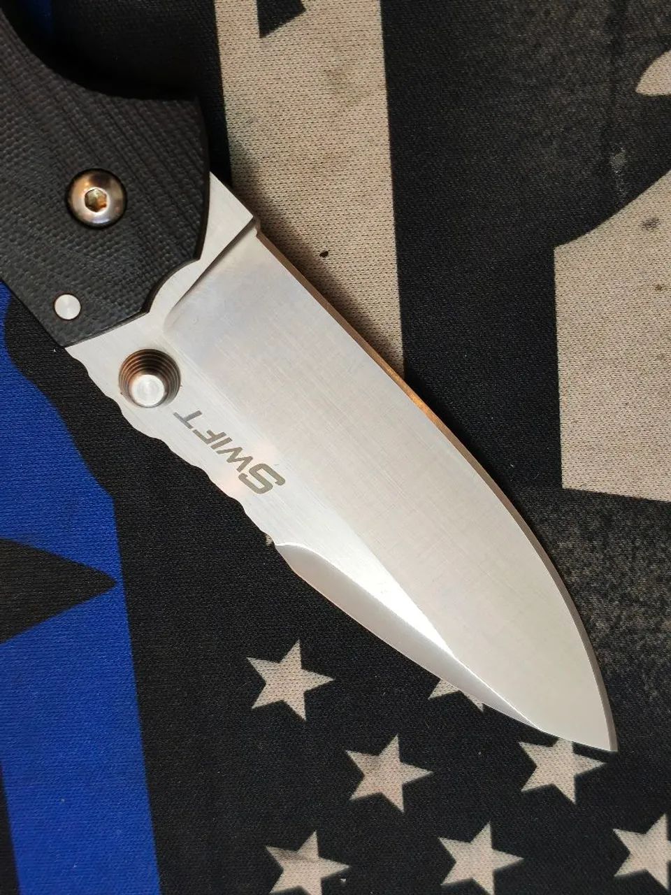 COLD Steel SWIFT I #CS22A DROP POINT Plain Edge Assisted OPEN CTS-XHP G10 Handles  - Foto 4