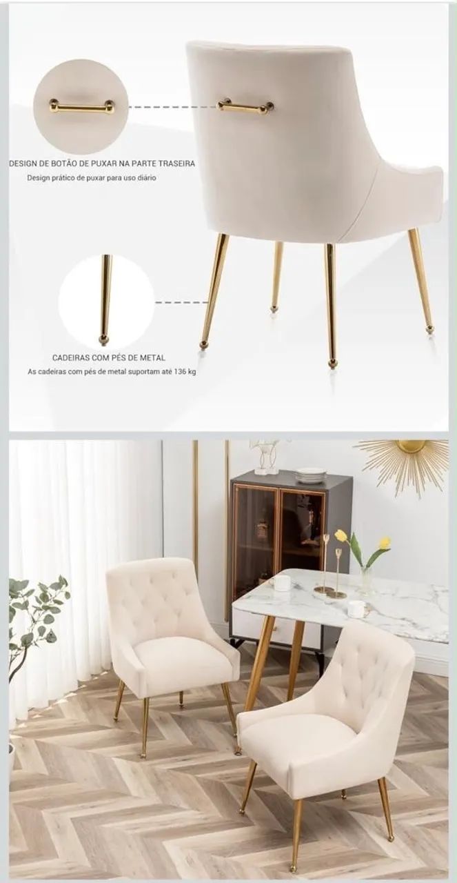 Conjunto de Cadeiras de Jantar - Foto 3