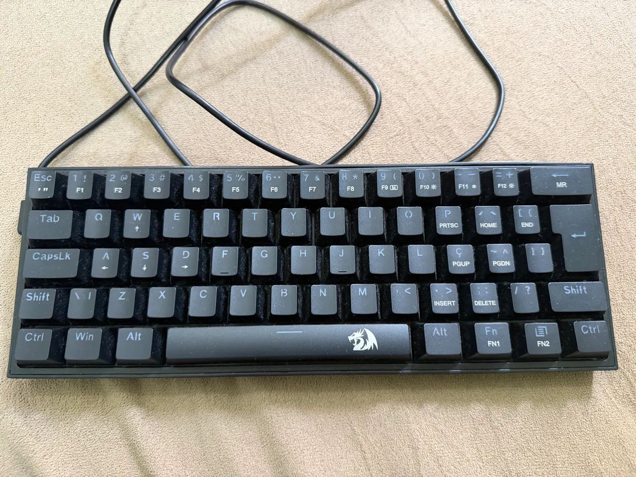 Teclado Gamer Redragon Fizz Switch Marrom