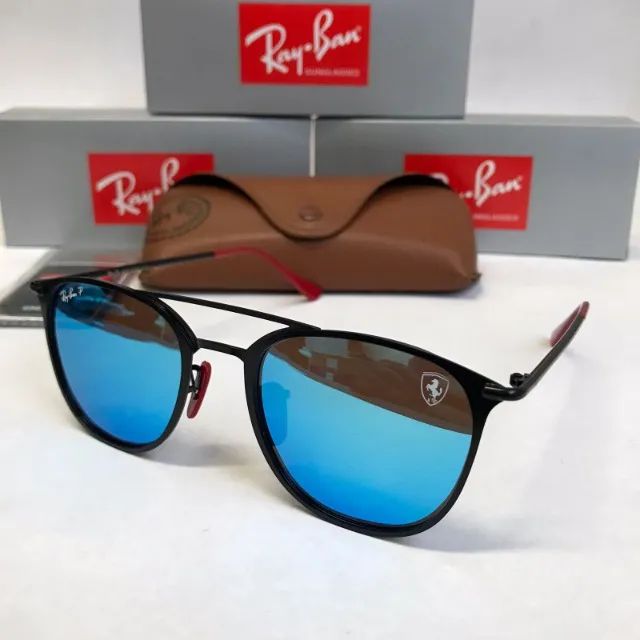 óculos de sol ray ban rb3601 azul  - Foto 2
