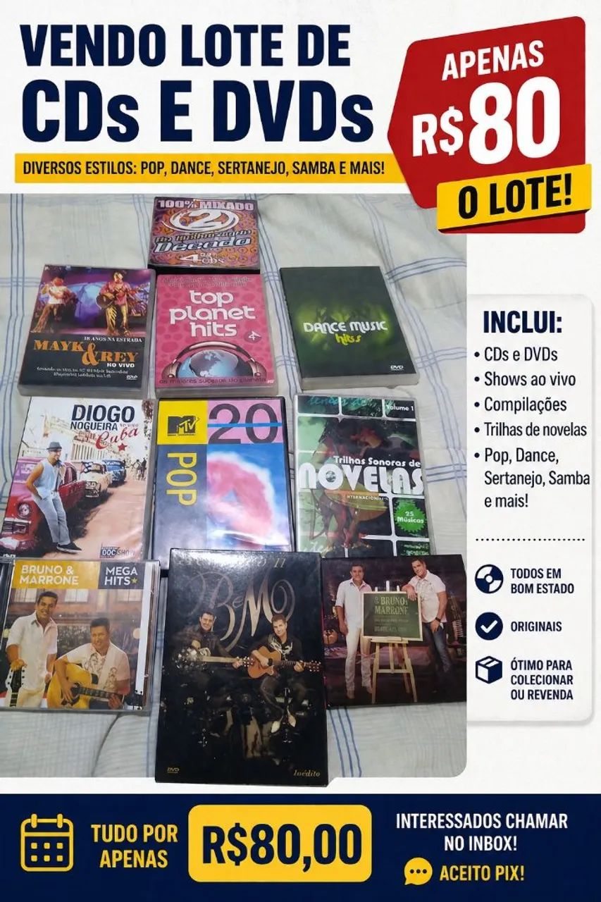 Álbuns de DVDs originais  - Foto 2