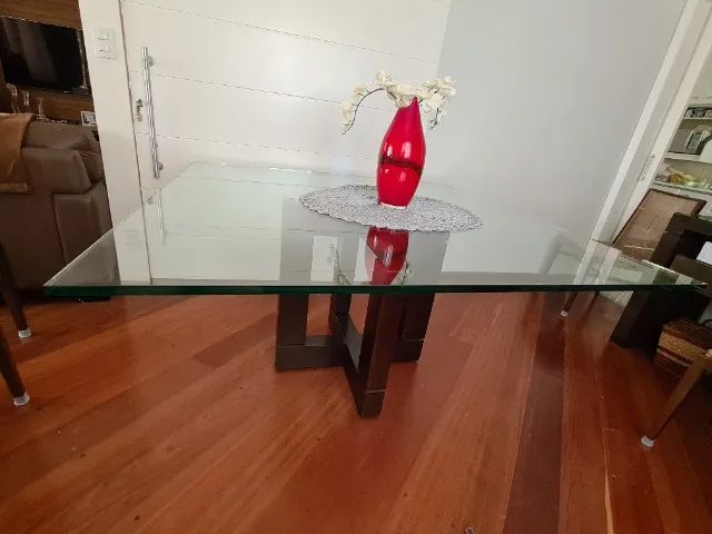 Mesa jantar vidro quadrada - Foto 2