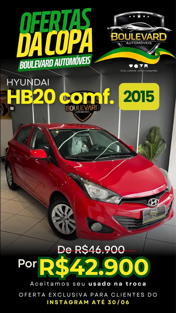 Hyundai Hb20 HB20 Comf./C.Plus/C.Style 1.0 Flex 12V 2015