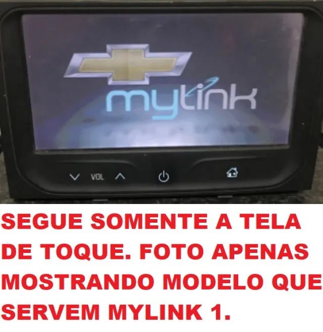 Tela De Toque Touch Screen Para Mylink1 Mylink 1 Onix Prisma Cobalt S10 Sonic Tracker - Foto 3