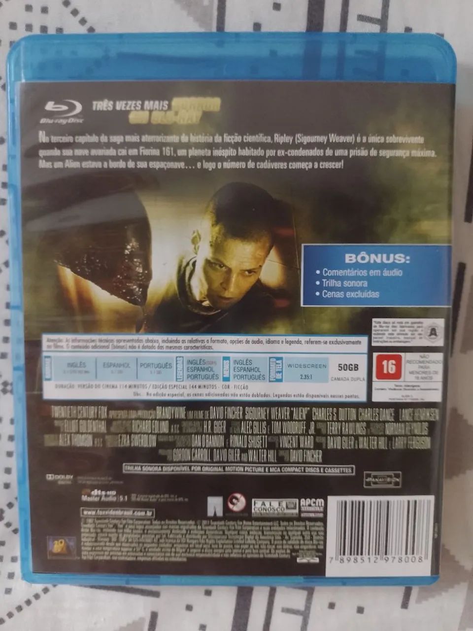 Blu-ray ALIEN³ (Dublado e Legendado) - Foto 4