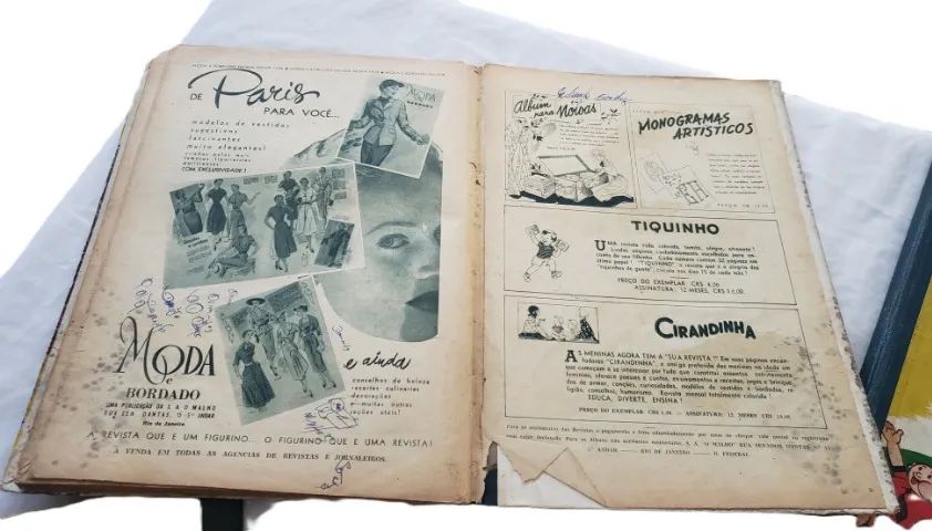 Raro! almanaques o tico-tico 1952 1953 1954 1957 originais - Foto 4