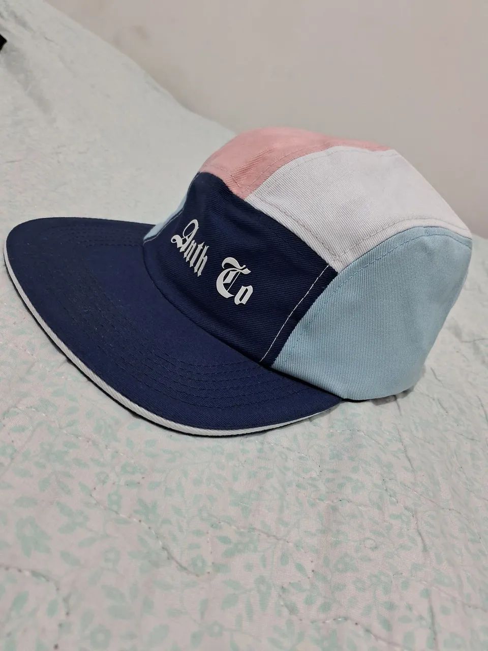 Boné Ath co. Aba Reta Azul Marinho 
