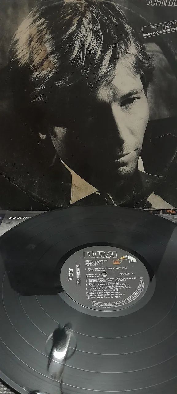 Lp John Denver " Dreamland Express "1985 - Foto 2