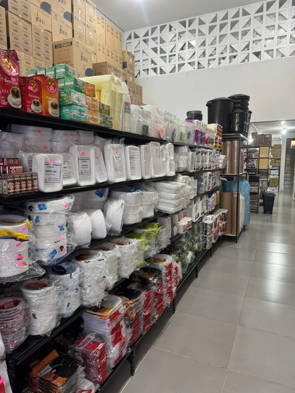 *GÔNDOLA/PRATELEIRA DE AÇO 4,60m - IDEAL PRA MERCADO E LOJA*