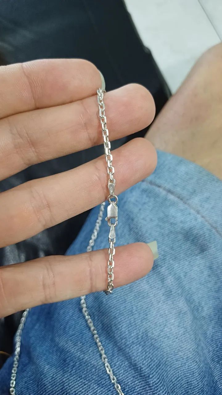 Cordão de prata 925 - Foto 2