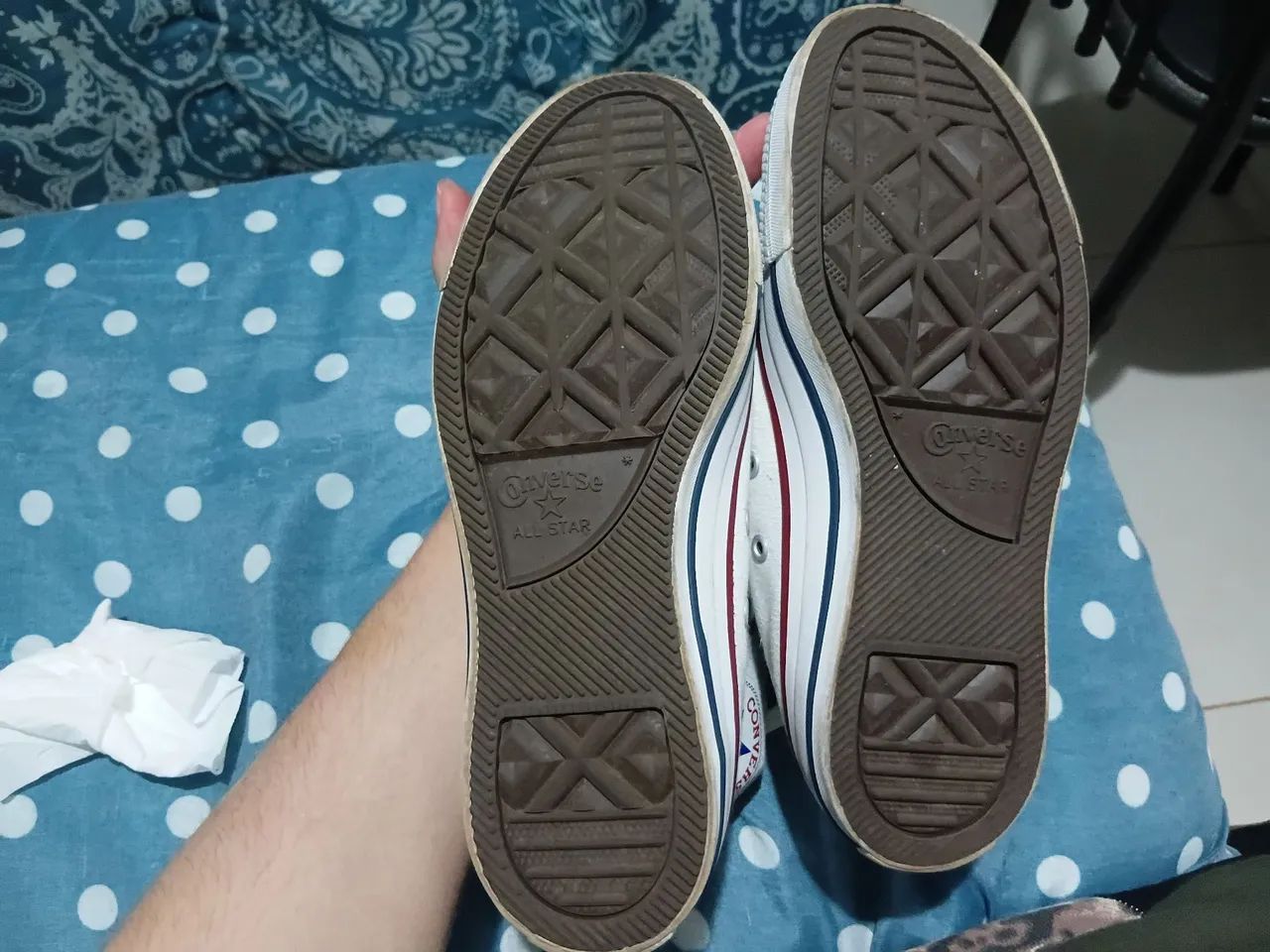 Tênis All Star Converse Branco Cano Alto Original - Foto 4