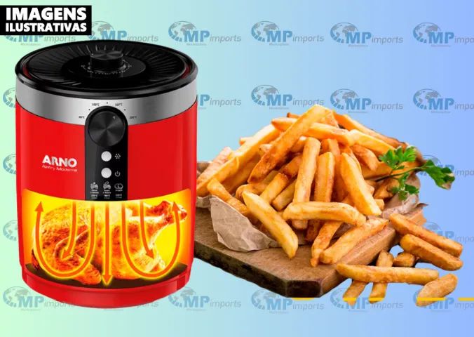 Loja MP Imports: Fritadeira sem Óleo AirFry Arno Moderna Vermelha VFRY - Foto 5