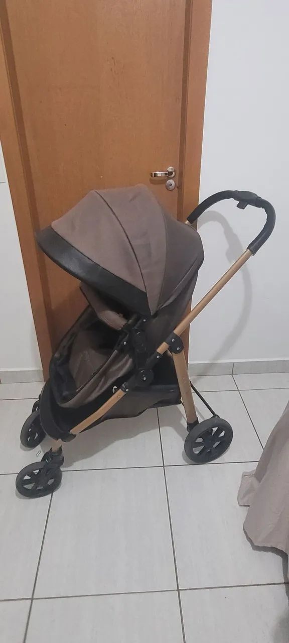 Carrinho de bb + bb conforto galzerano - Foto 4