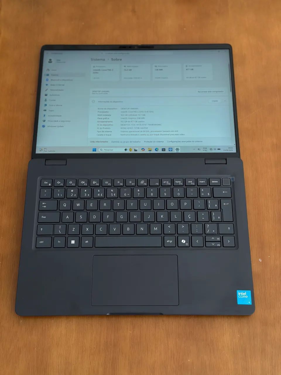 Notebook Dell 14 Pro Core 5 220u 512gb  - Foto 4