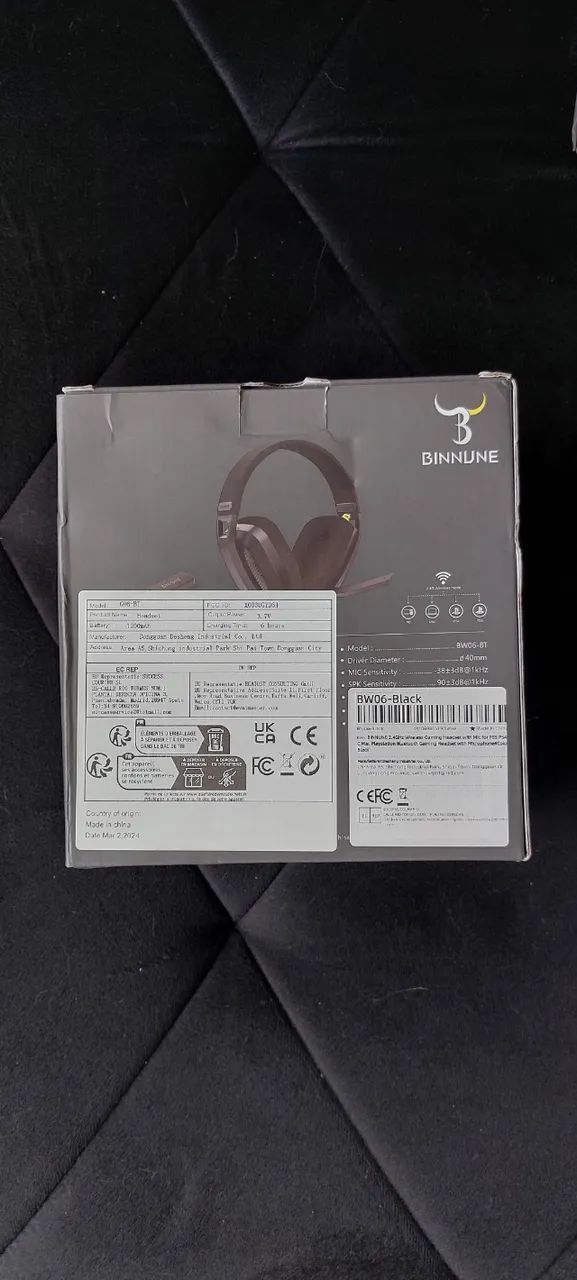 BINNUNE BW06 - Headset Gamer Sem Fio - Foto 3