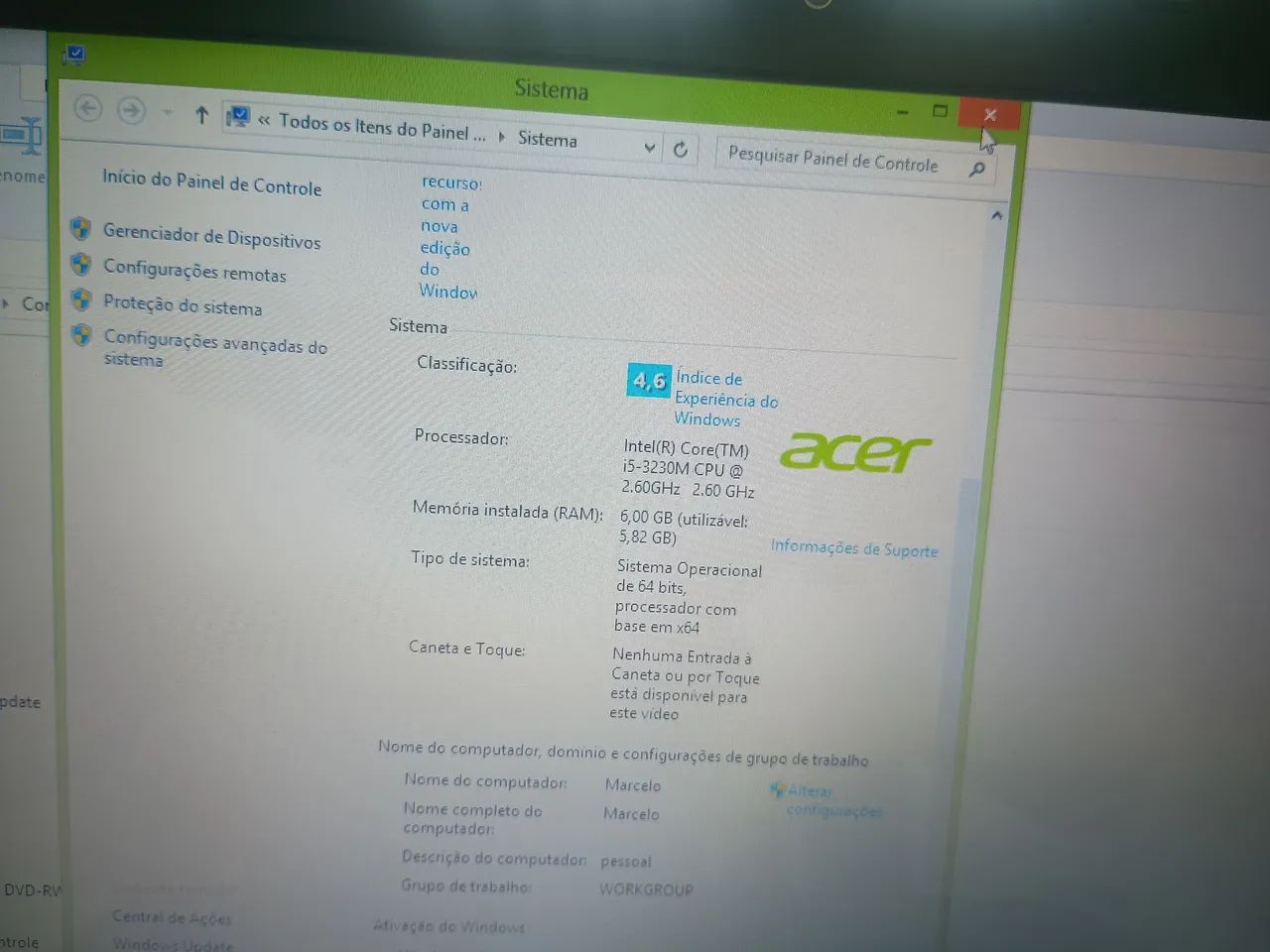 Notebook Acer i5 em ótimo estado de conservação  - Foto 3