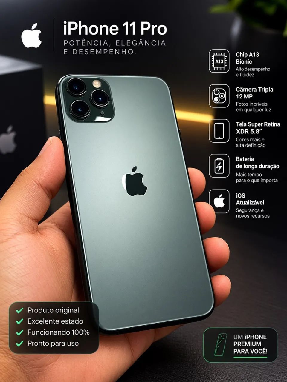 iPhone 11 Pro verde 